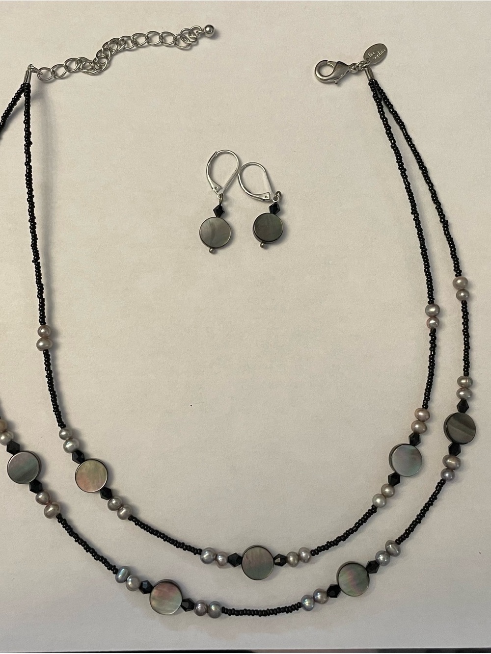 Lia Sophia Daybreak necklace and earring set